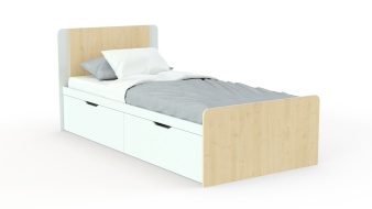 Кровать детская с ящиками Эмма BMS с изголовьем