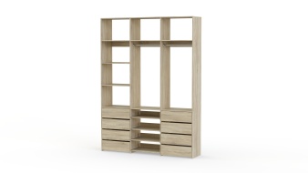 Стеллаж для одежды Мирта 97 BMS - новинка