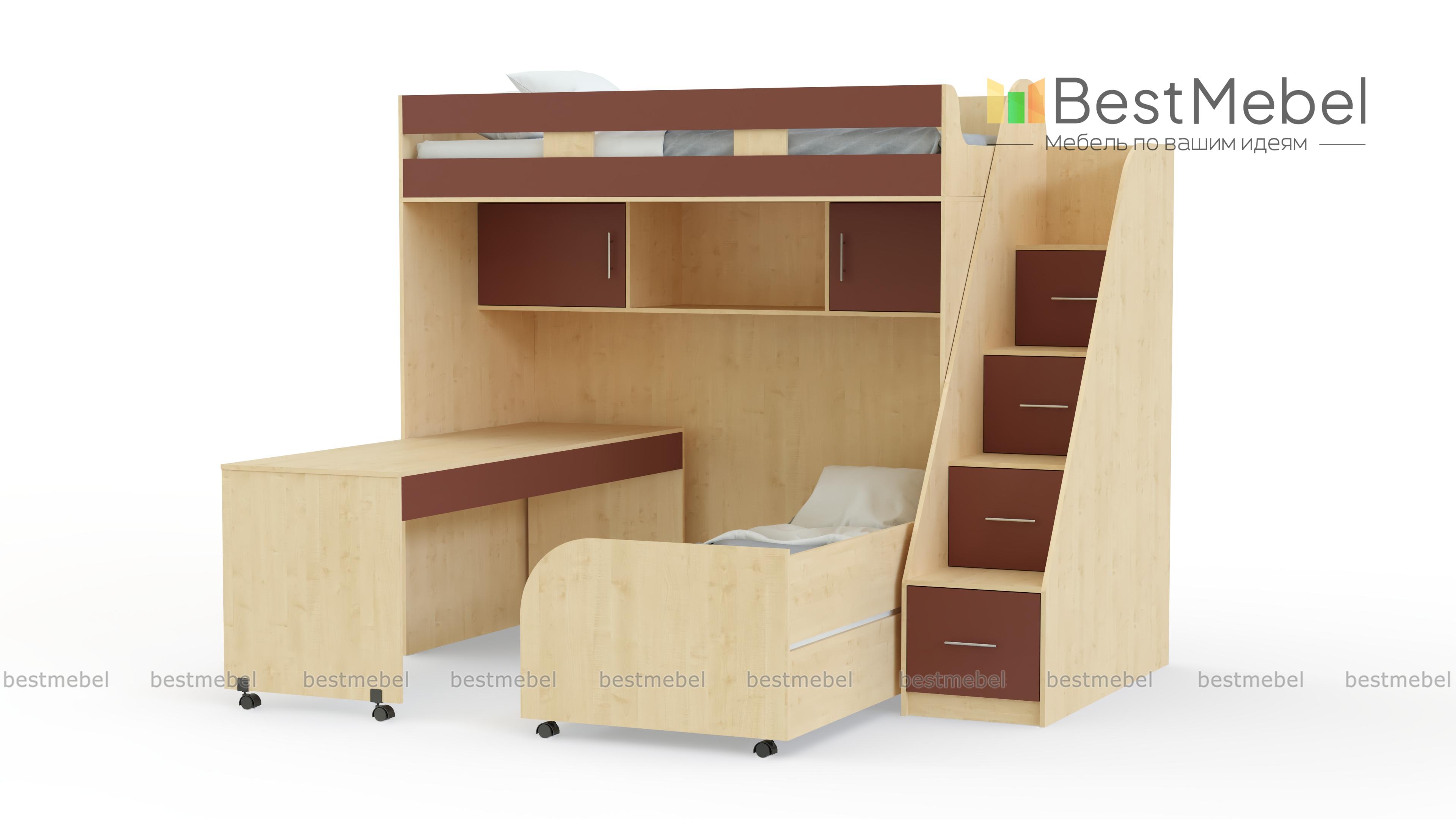 Детская кровать Минима КД-136 BMS - Фото