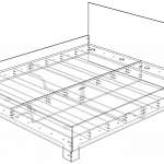 Чертеж Кровать СП-515 BMS