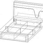 Чертеж Кровать Арья BMS