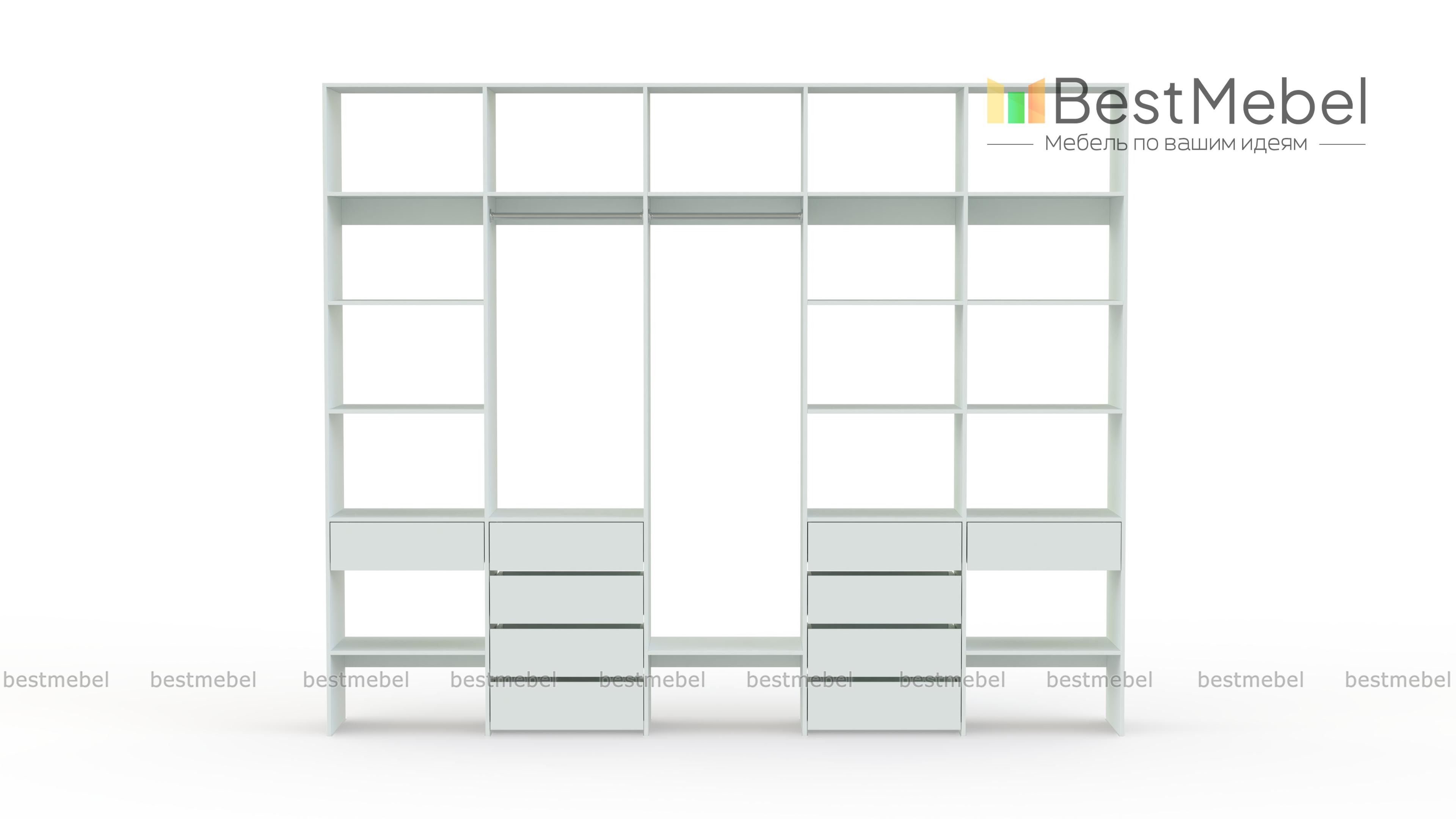 Стеллаж для одежды Мирта 71 BMS - Фото