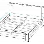 Чертеж Кровать Диана К2 BMS