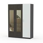 Шкаф с зеркалом Анастасия 3 BMS - Фото 1