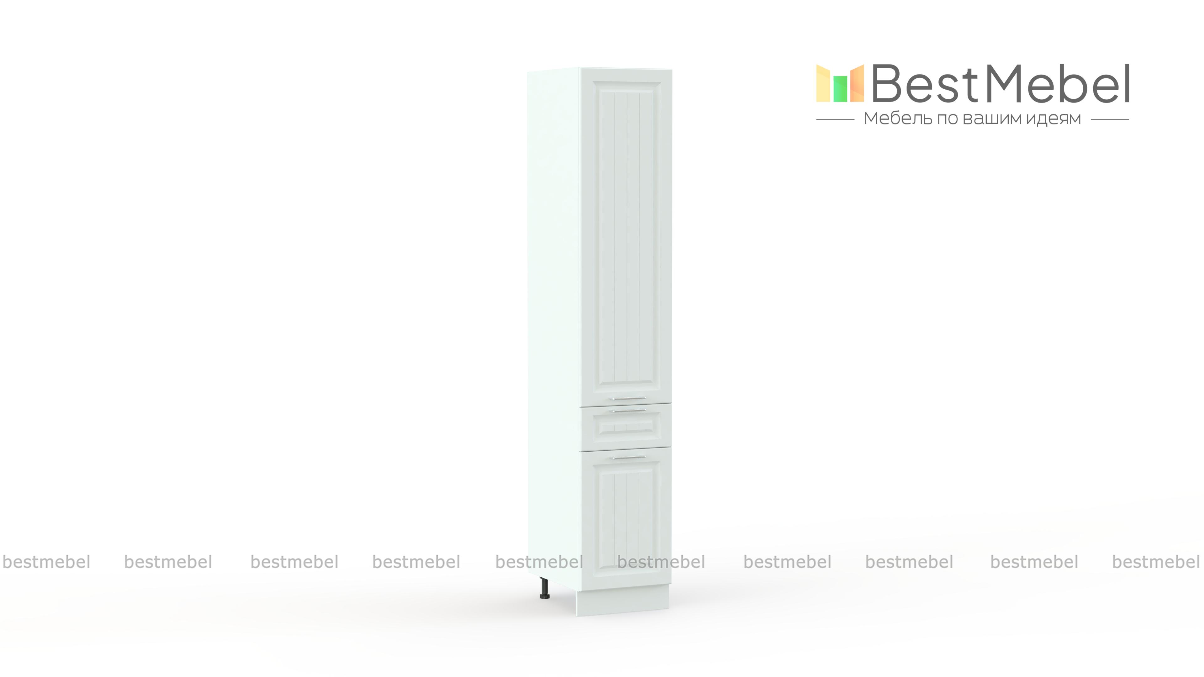 Шкаф пенал с дверцами и 1-м ящиком Европа BMS - Фото