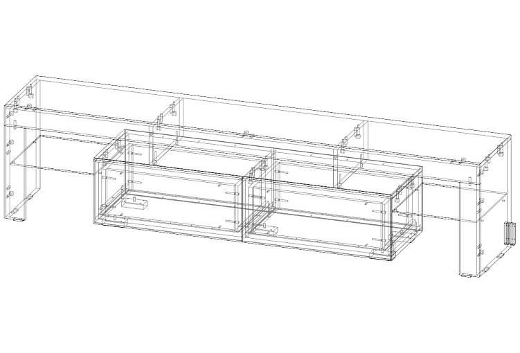 ЭСКИЗ Тумба под тв Тренди (1900х450х350)