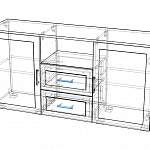 Схема сборки Тумба под ТВ 1500 Парма 2 BMS