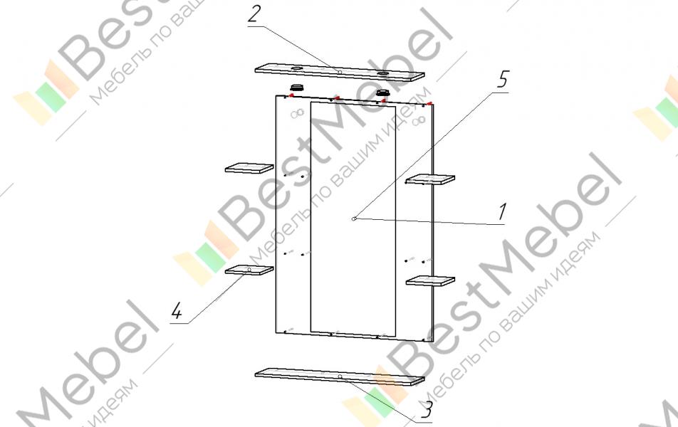 Схема сборки зеркала