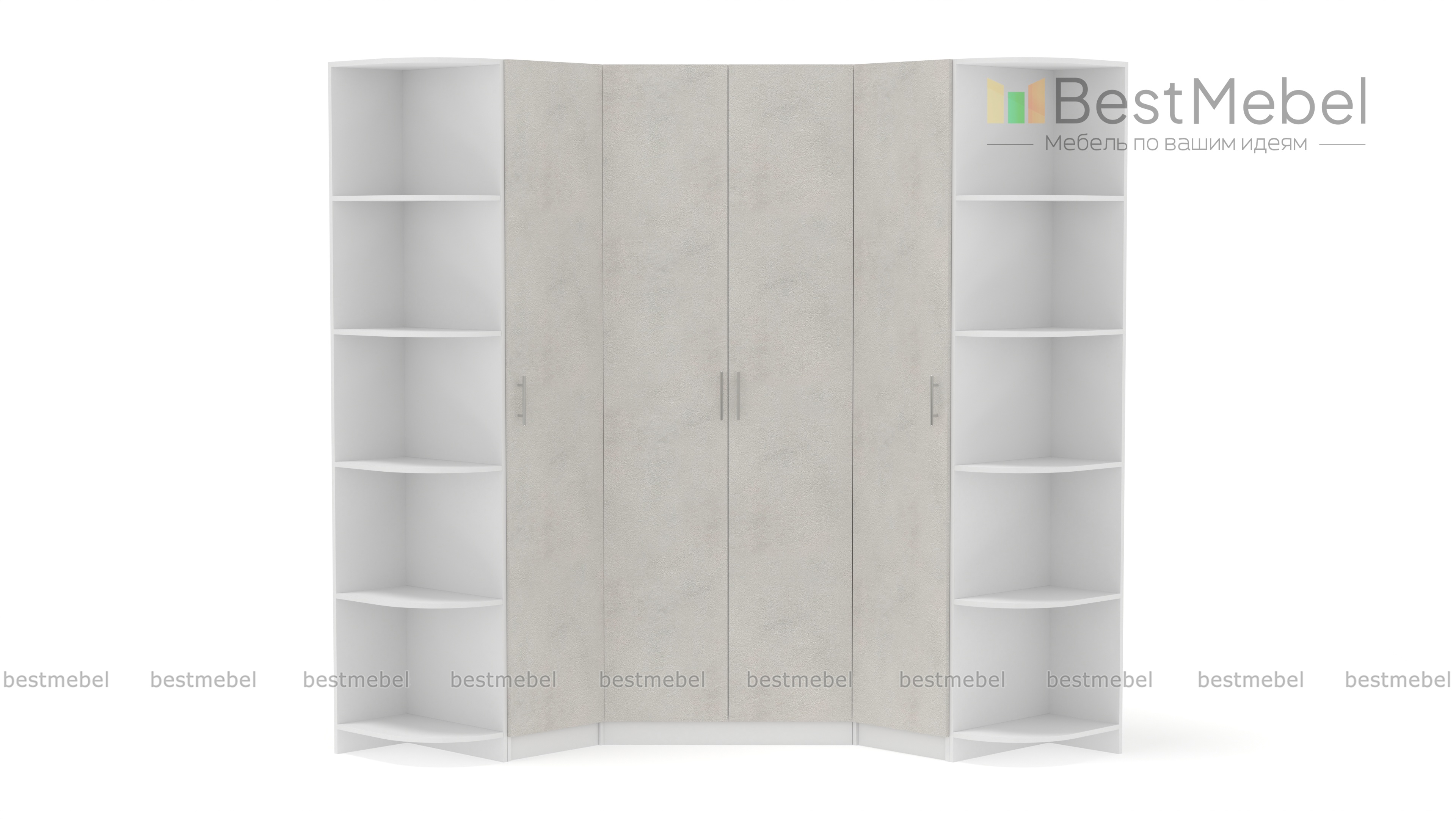 Шкаф угловой Мерлин-16 BMS