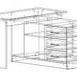 Схема сборки Письменный стол Сан-Франциско BMS