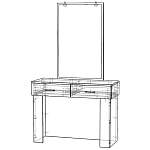 Схема сборки Туалетный столик Рената 1 BMS