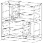 Комод Нордли Nordli 11