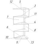 Схема сборки Стеллаж Молли К 2 BMS