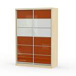 Шкаф-купе двухдверный Стандарт Цветные стекла BMS - Фото 7