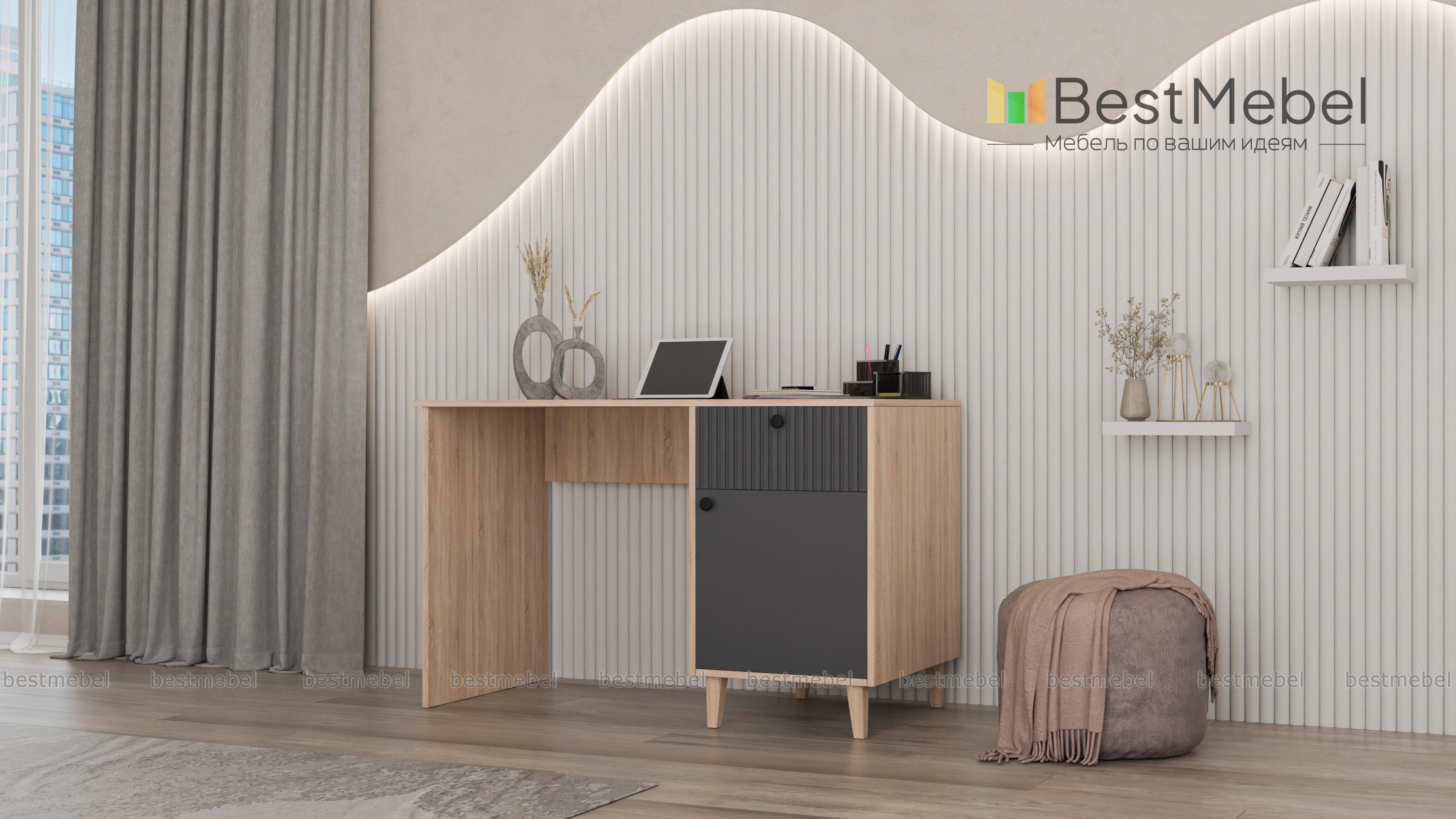 Стол письменный Брукс 3 BMS - Фото