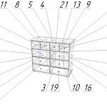 Комод Зара 10 BMS