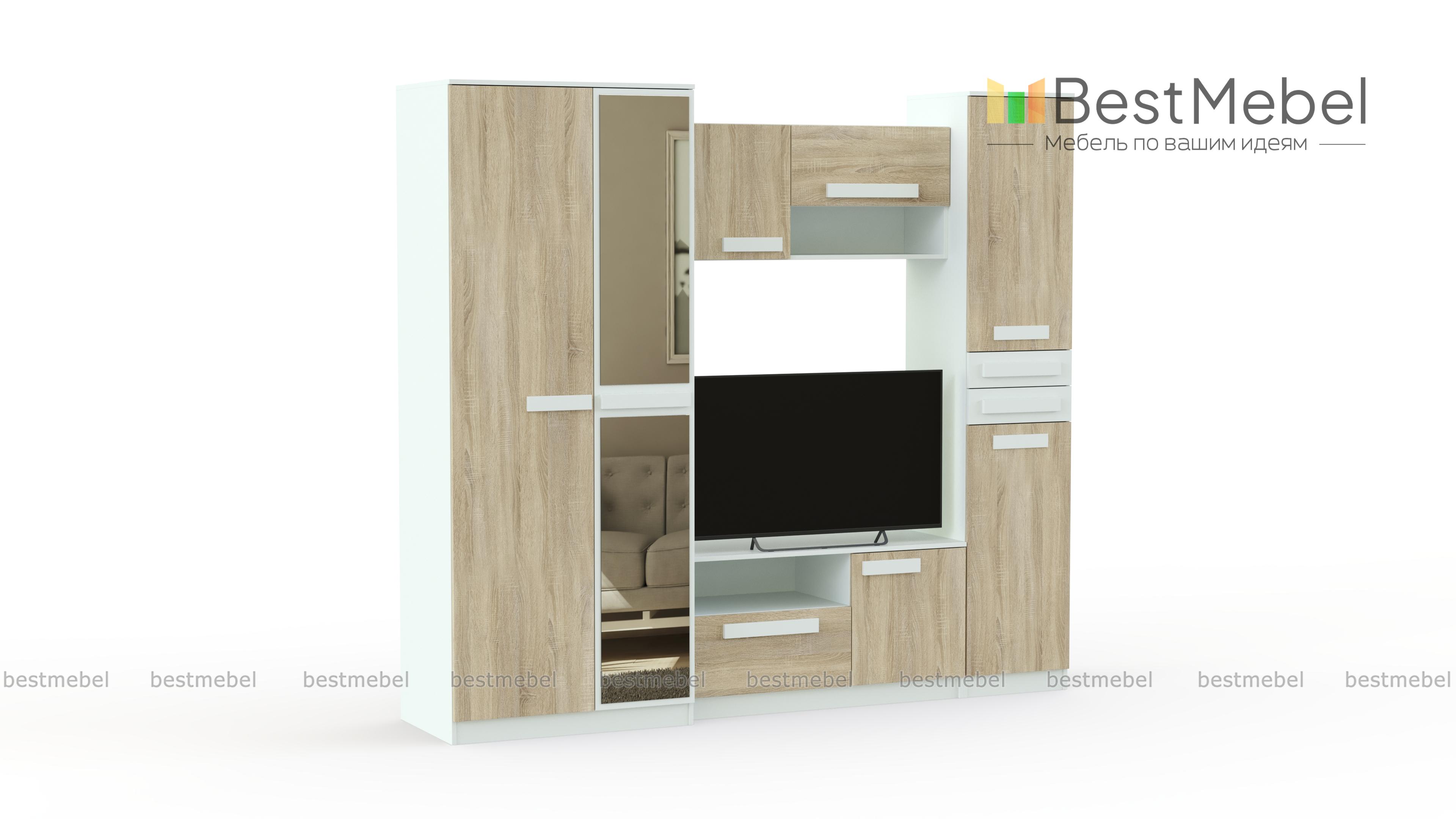 Стенка для гостиной Новелла BMS - Фото