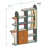 Схема сборки Стеллаж Джаст 14 BMS