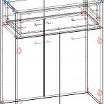 Схема сборки Комод Molda BMS