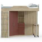 Кровать-чердак со столом Ника 427 BMS - Фото 3