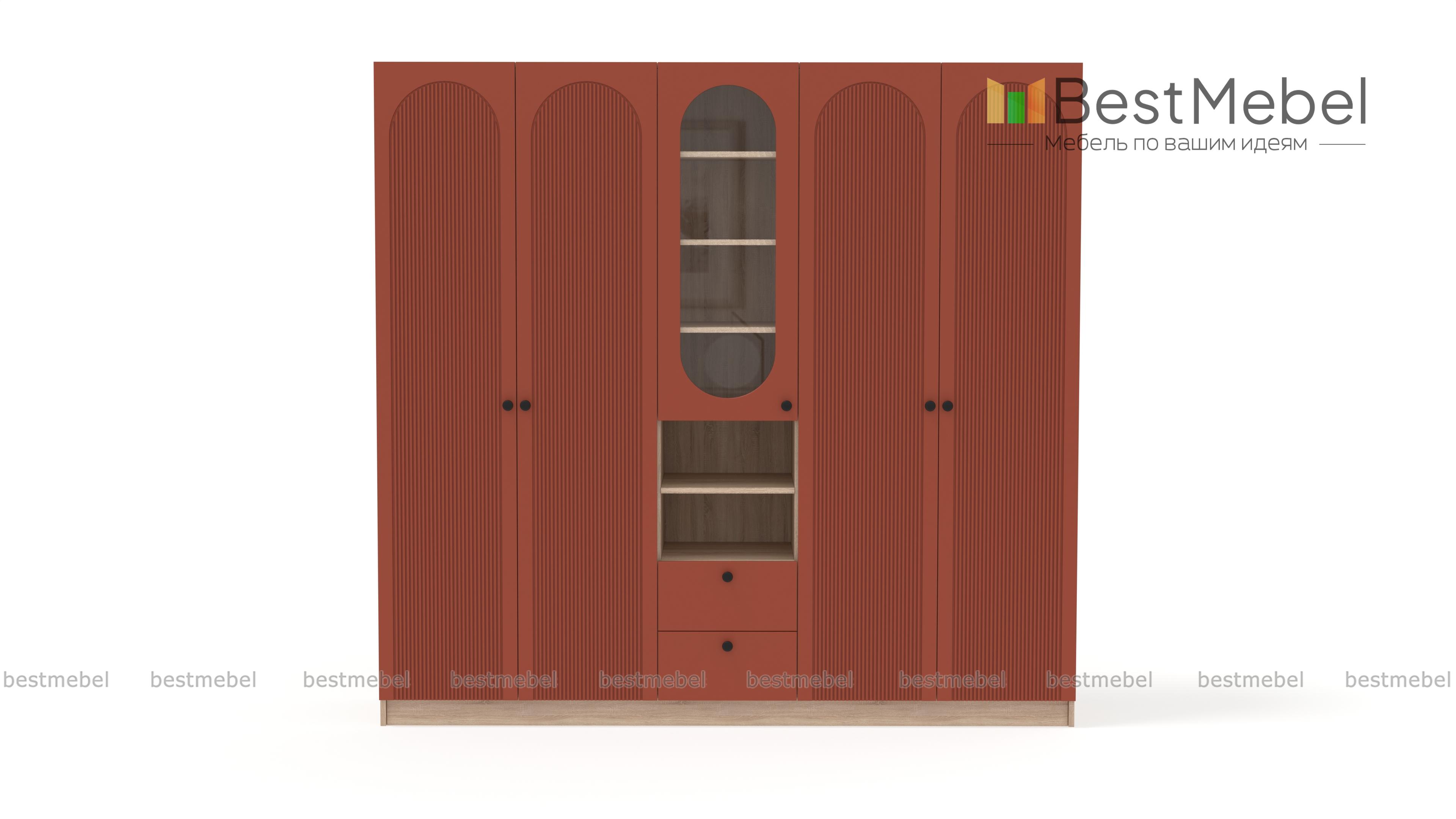 Шкаф распашной Рене 15 BMS - Фото