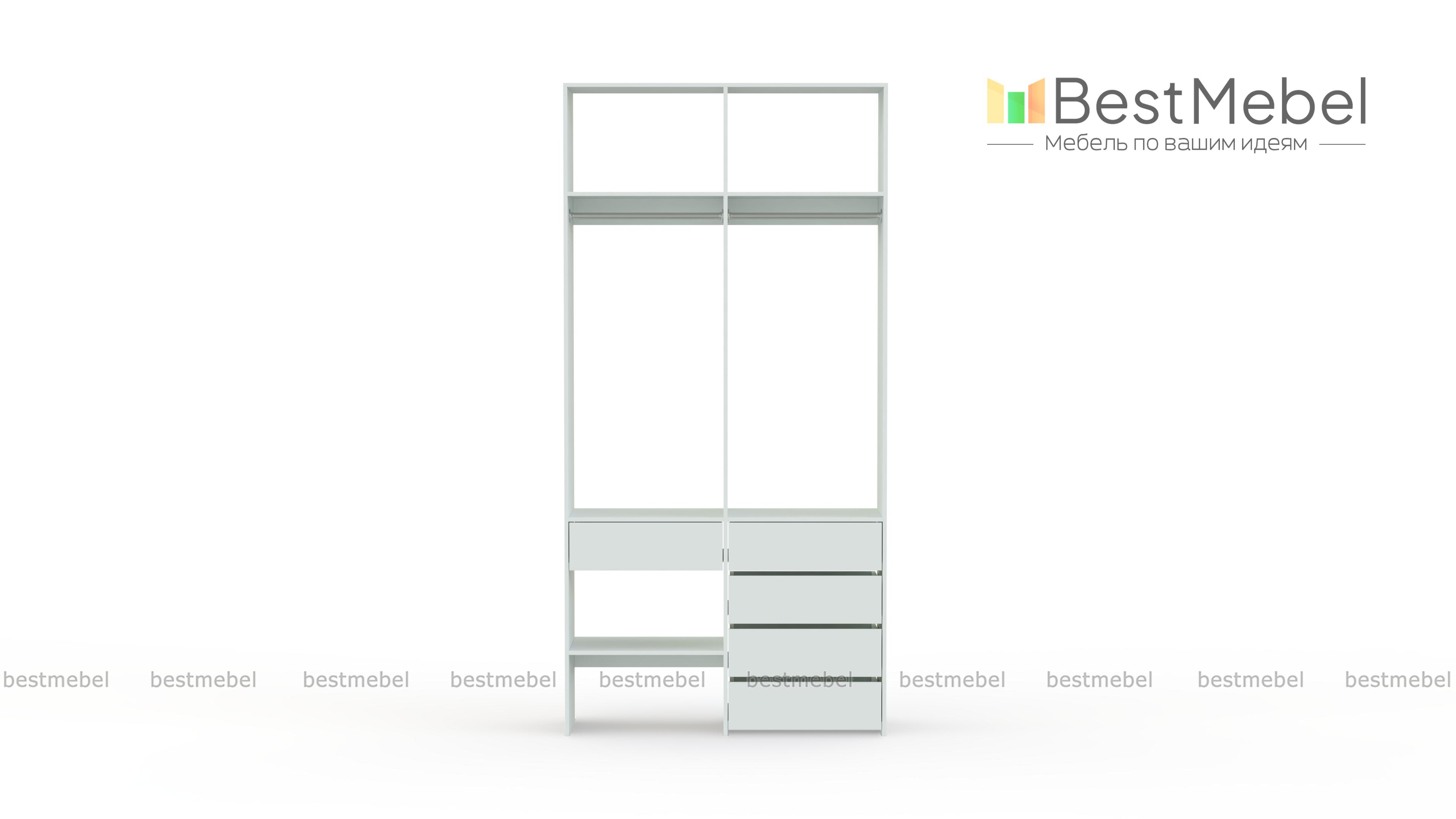 Стеллаж для одежды Мирта 46 BMS - Фото