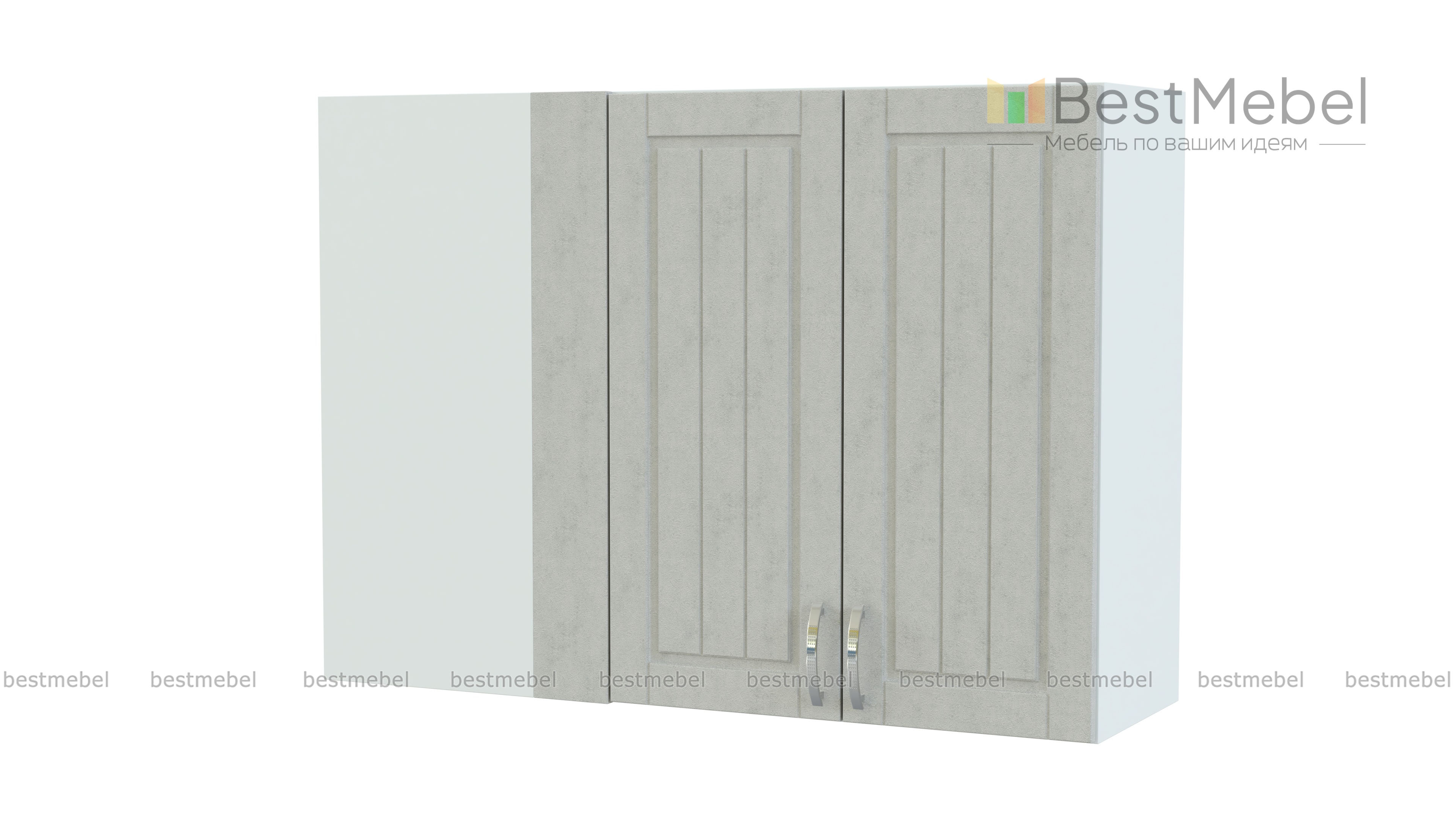 Шкаф верхний Лондон угловой приставной BMS