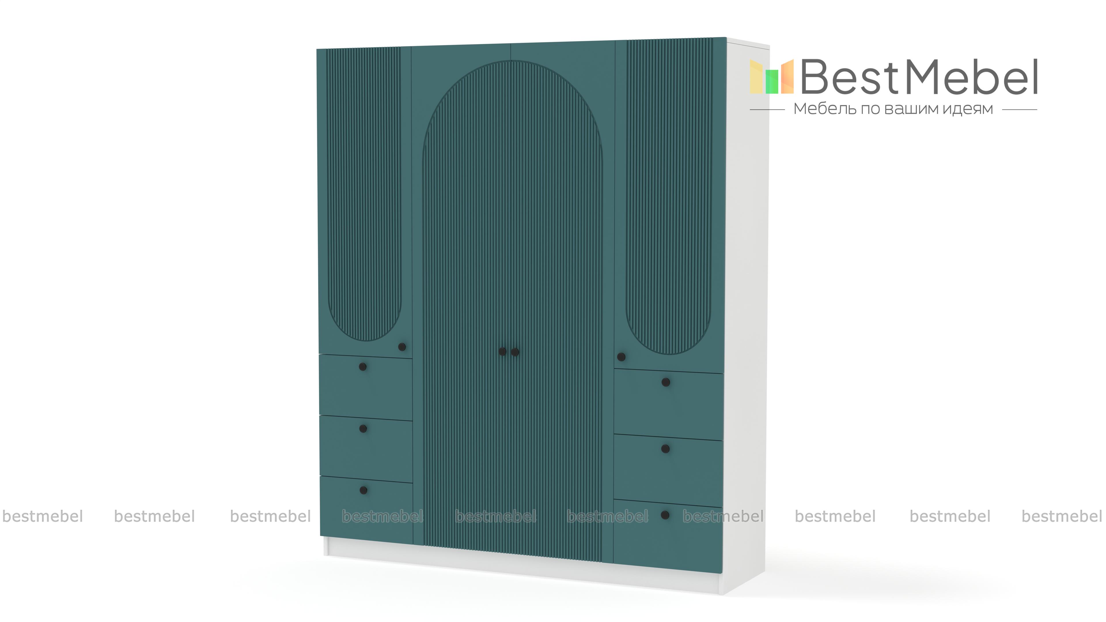 Шкаф распашной Вивьен 13 BMS - Фото