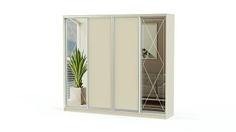 Шкаф-купе Оскар 2 BMS(Белье - Платье - Платье - Белье (3 полки) (4)) (3000х2200х570)