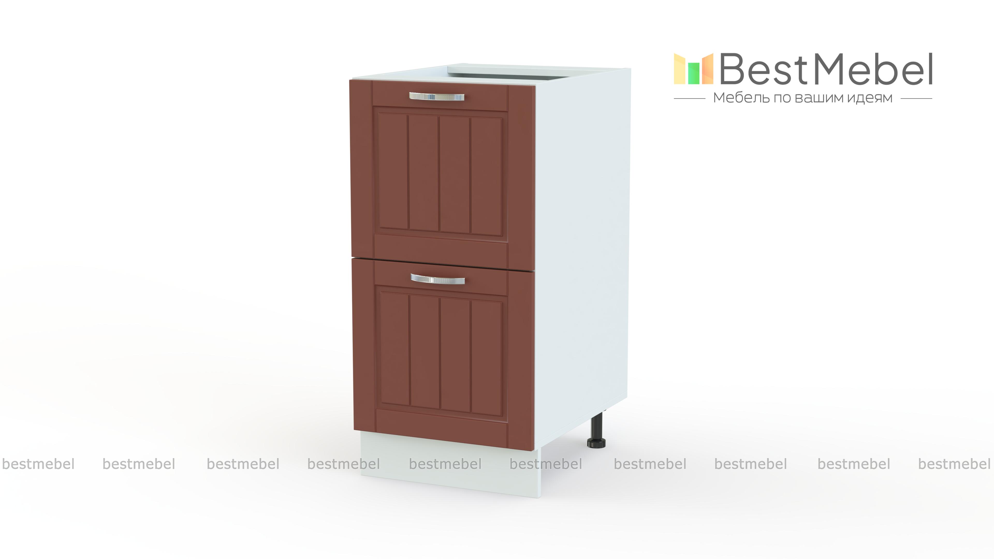 Шкаф нижний Лондон 2 глубоких ящика BMS - Фото