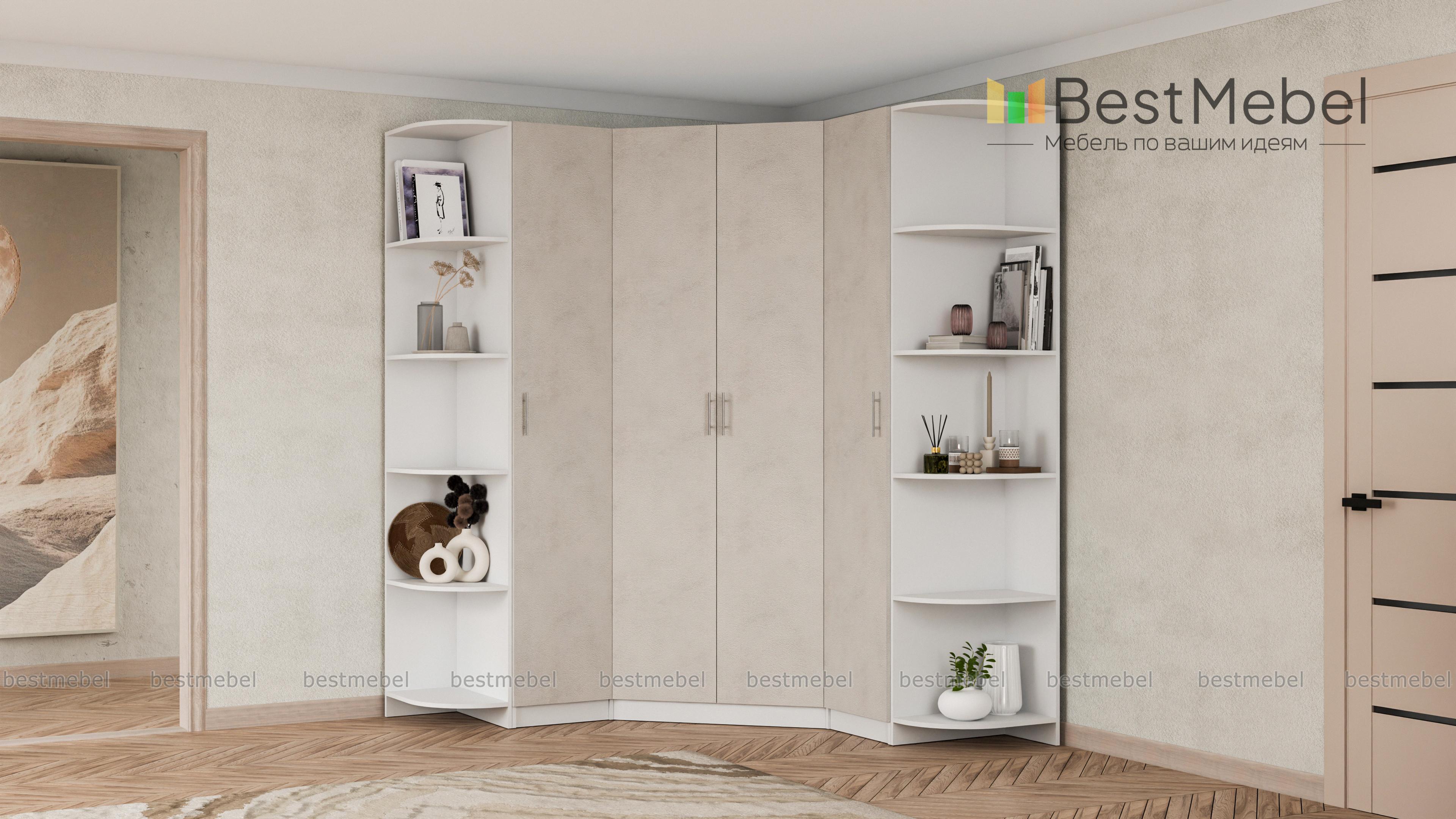 Шкаф угловой Мерлин-16 BMS - Фото