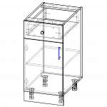 Схема сборки Тумба напольная 1 ящик  Виктория У BMS