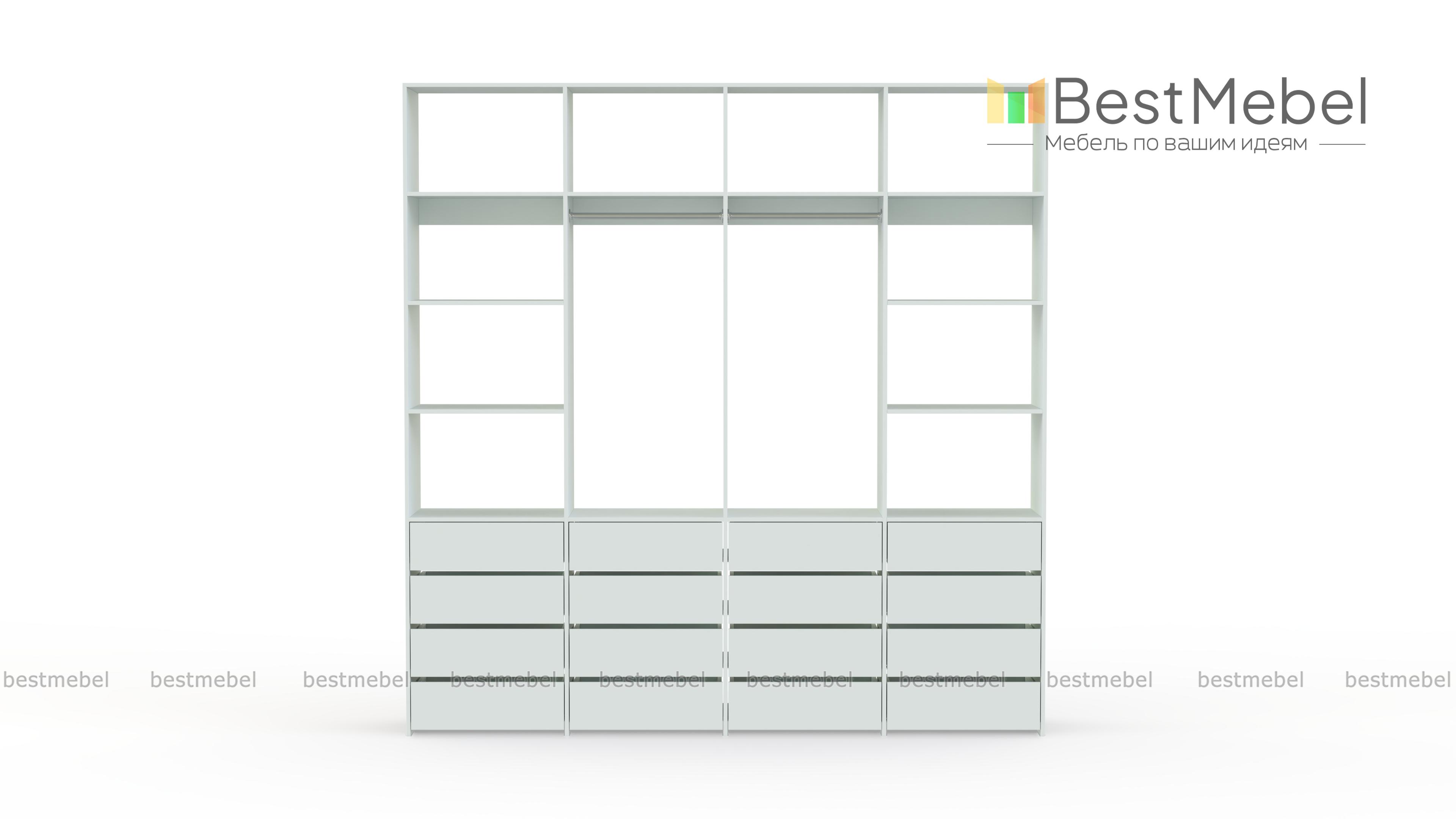 Стеллаж для одежды Мирта 63 BMS - Фото