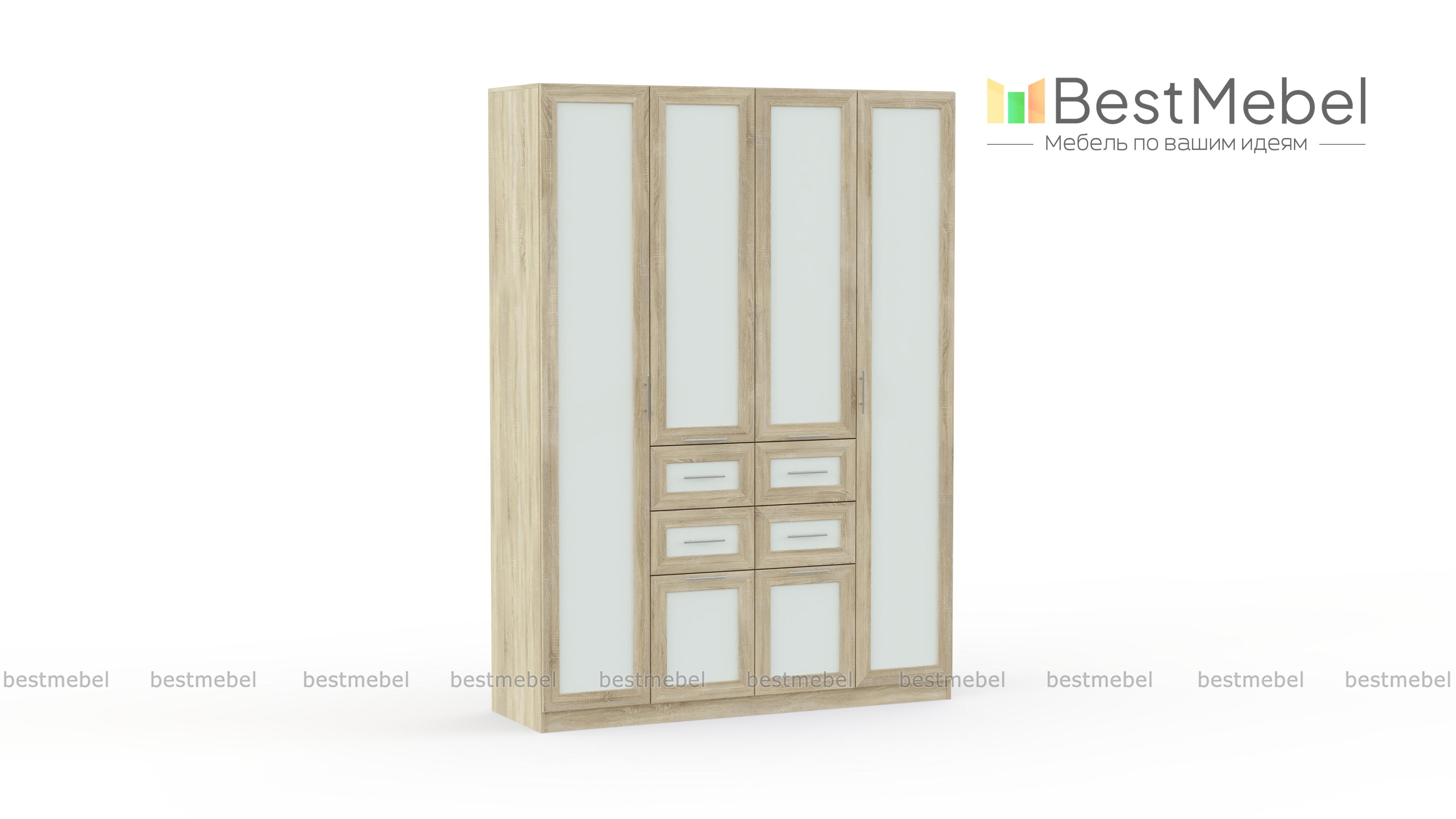 Распашной шкаф Крона 28 BMS - Фото