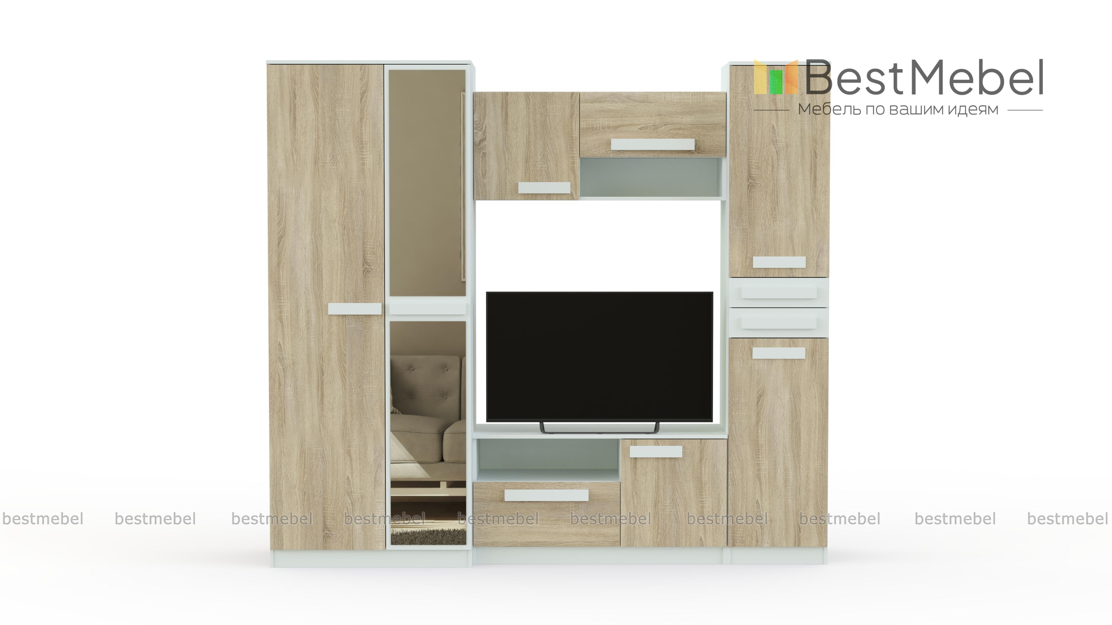 Стенка для гостиной Новелла BMS - Фото