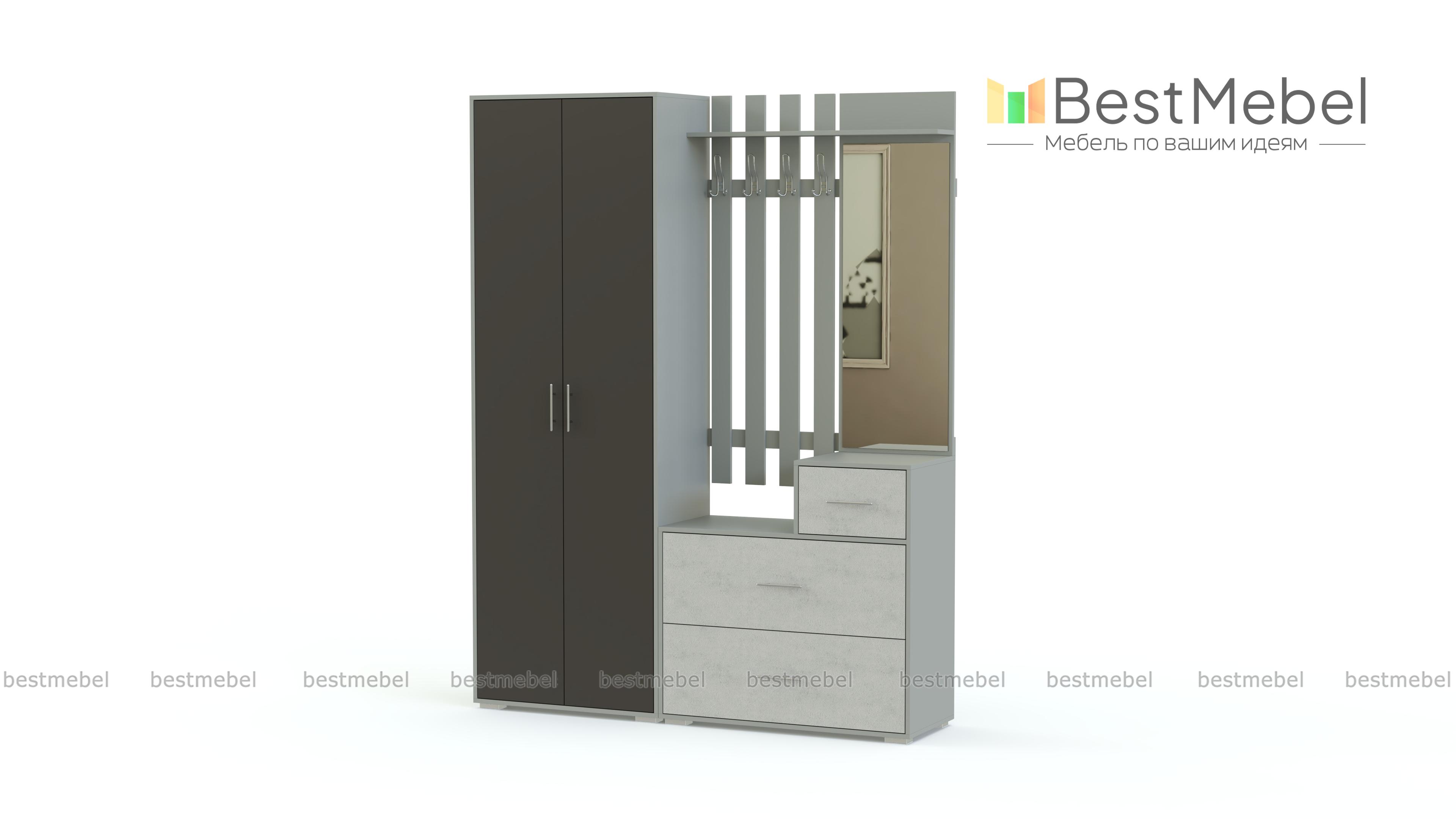 Прихожая Идеал 24 BMS - Фото