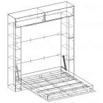 Схема сборки Шкаф-кровать с диваном Верона BMS