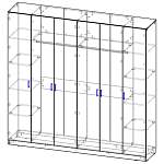 Схема сборки Распашной шкаф Алиса-2 BMS