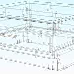 Подставка под холодильник KARELIA с ящиком BMS